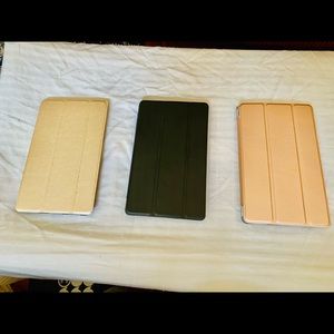 3pk Cases For Samsung Galaxy Samsung Tab A 8.0(2019) - Black, Gold and Rose Gold